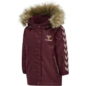 Hummel Veste d’hiver 'Canyon' noisette / abricot / lie de vin