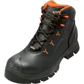 Uvex bottes de sécurité 2 S3L FO HI HRO SC SR noir/orange Taille