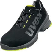 Uvex 1 Chaussures basses S2 noir, jaune largeur 14 Gr. 36
