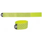 Wowow 013110 Bande réfléchissante env 15 x 95 cm, avec velcro, jaune/réflexe