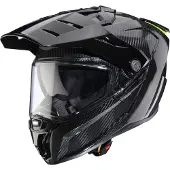 Caberg Tanami Carbon, casque d aventure ,Noir/Jaune Néon ,XL