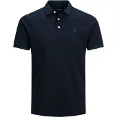 Jack & Jones Paulos Plus Size Short Sleeve Polo Bleu 4XL Homme