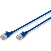Digitus Patchkabel CAT 6A F/FTP Slim 5,00m blau