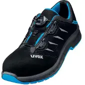 Uvex chaussures basses 2 tendance S1P bleu, noir largeur 10 T. 44