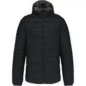 Kariban Veste matelassée légère pour hommes avec capuche
