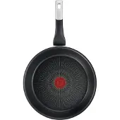 Tefal | G2550572 Illimité | Poêle à frire | Diamètre 26 cm | Convient à la plaque à induction | Poignée fixe | Noir - Noir