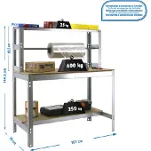 Simonwork (bancos De Trabajo) Établi Bt4 1445x1510x760 Mm