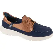 SKECHERS Slip-Ins : On-The-Go Flex - Palmilla 136536-NVY, Chaussures basses, Femme, Bleu foncé