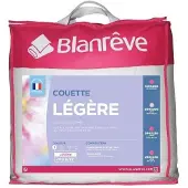 Blanreve Couette légère en microfibre - 200 x 200 cm - Blanc