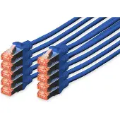 Digitus DK-1644020-B-10 Patchcable Cat 6, S/FTP, 2,0 m, blau, 10er