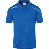 Uhlsport Stream 22 Polo bleu azur/blanc 164