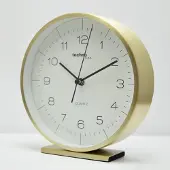 Technoline Réveil à quartz modèle A | or | boîtier métallique