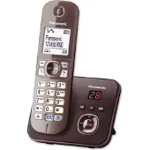 Panasonic KX-TG6821GA Téléphone sans fil avec AB mocca marron