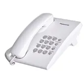 Panasonic Téléphone analogique KX-TS500PDW blanc