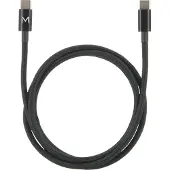 Mobilis 001389 Cable USB C / USB C - 1m - 100W - Black
