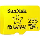 SanDisk Carte Mémoire Microsd Nintendo Switch Extreme 256 Gb (sdsqxao-256g-gnczn)