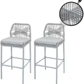 MCW Tabouret de bar -O21 (lot de 2)