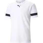 Puma T-Shirt fonctionnel 'TeamRise' noir / blanc