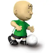 Schleich Figurine de jeu footballeur Charlie Brown