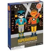 Petit Collage Superheroes Magnetic Costume Builder Multicolore Enfants