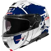 Schuberth C5 Globe Blue Blanc/Bleu 55 unisex