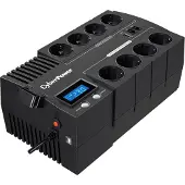 Cyberpower UPS BR700ELCD, 700VA/ 420W, 8 prises Schuko, USB-A, AVR, Écran LCD