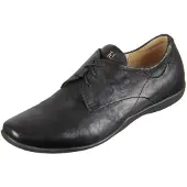 Think! Think STONE Chaussures hommes - Chaussures basses élégantes - Chaussures à lacets noir NEU