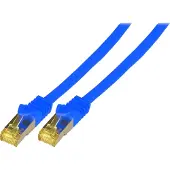EFB Elektronik Câble patch RJ45 S/FTP,Cat.6A,LSZH,Cat.7 Rohk.,3m,bleu