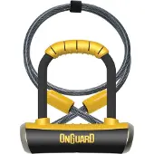 Onguard Antivol à arceau Pitbull Mini DT8008 90x140mm, Ø14mm, noir, avec câble et support