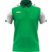Jako Polo Dynamic pour enfants - 6370, Couleur:vert/blanc/vert foncé, Taille:140
