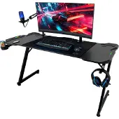 Qware Bureau Gaming Akron Rgb Noir (qw Gt-140led)