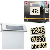 Paulmann Solar LED Lampe de numéro de maison Special Line