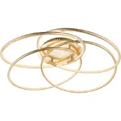 Globo Lighting Plafonnier doré Barna Ø 85 cm