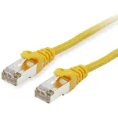 Equip Patchkabel Cat6A S/FTP 2xRJ45 0.25m gelb LSZH Polybeutel
