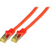 EFB Elektronik RJ45 Patchkabel S/FTP,Cat.6A,LSZH,Cat.7 Rohk.,3m,rot