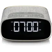 VQ Radio-réveil Lark DAB/DAB+/FM - - Chêne - Bluetooth, 60 préréglages personnalisables, double enceintes 3W