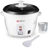 Alpina Switzerland alpina Cuiseur à riz 0,6 litre - 1-2 personnes - 300 watts - marmite intérieure en aluminium