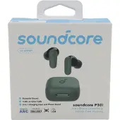 Anker Écouteurs intra-auriculaires Soundcore P30i, sans fil, Bluetooth 5.4, réduction de bruit active intelligente, 2-en-1, IP54, vert