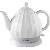 Maestro Bouilloire électrique en céramique - - MR070 - 1,2L - 1200W - Socle rotatif 360