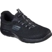 SKECHERS Baskets basses 'Summits' gris / noir