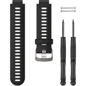 Garmin bracelet de remplacement noir/gris en silicone