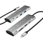 J5CREATE JCD393-N Mini station d'accueil 4K60 Elite USB-C 10Gbps - Avec fil - USB 3.2 Gen 1 (3.1 Gen 1) Type-C - 100 W - 10,100,1000 Mbit/s - Gris - Space Grey (JCD393-N)