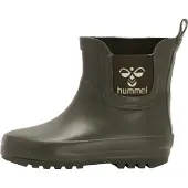 Hummel Bottes en caoutchouc vert foncé / blanc