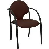 Piqueras Y Crespo Hellin Similskin Office Fixed Chair 2 Units Marron