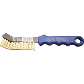Bgs 1793-1 Brosse d'étrier de frein en laiton, courbée, 230 mm