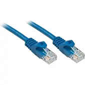 Lindy Câble de base Cat.6 U/UTP. blau. 1.00m