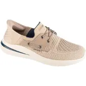 SKECHERS Slip-Ins : Delson 3.0 - Roth 210606-TPE, baskets, homme, beige, taille : 43