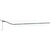 vidaXL , store enrouleur blanc, 450 x 350 cm, polyester