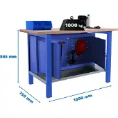Simonwork (bancos De Trabajo) Établi Bt6 Pro 865x1800x750 Mm