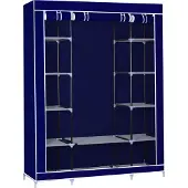 Herzberg HG-8009: Armoire de rangement - Grande Bleu